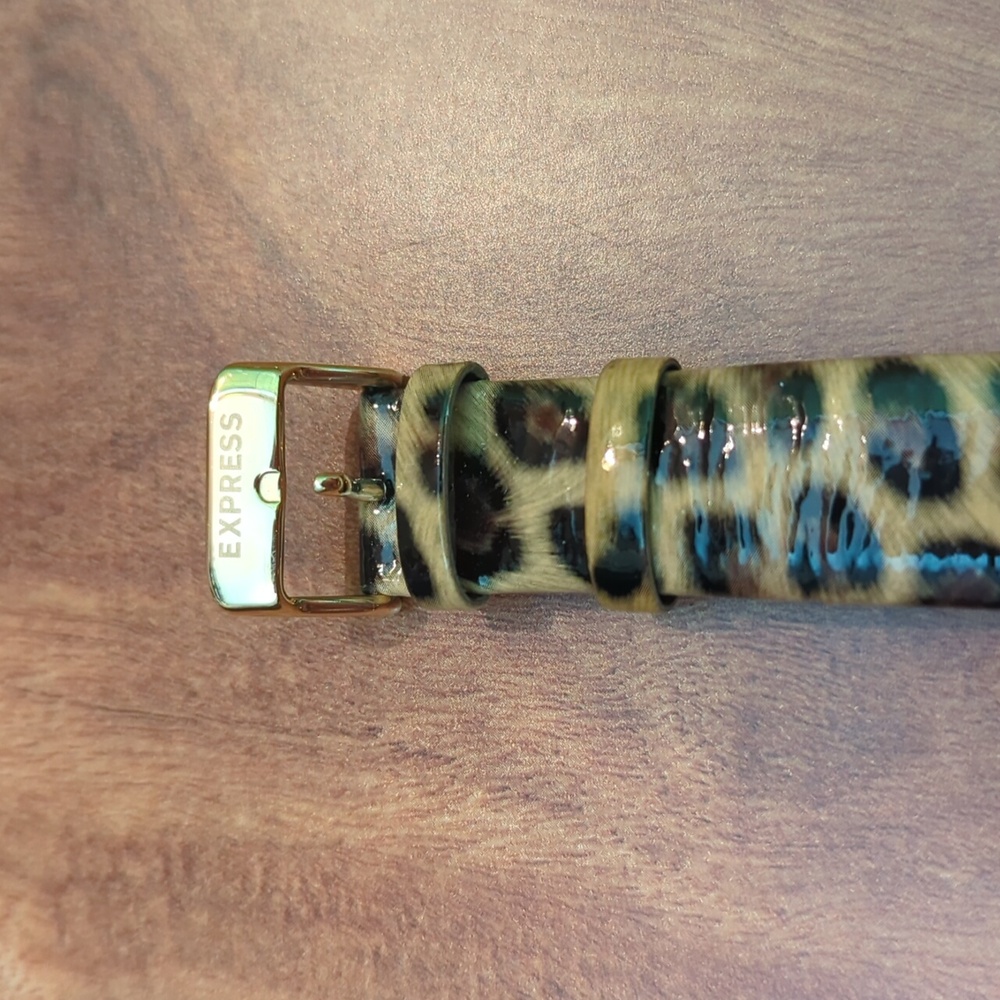 NEW Express Leopard Print Watch - Picture 3 of 6